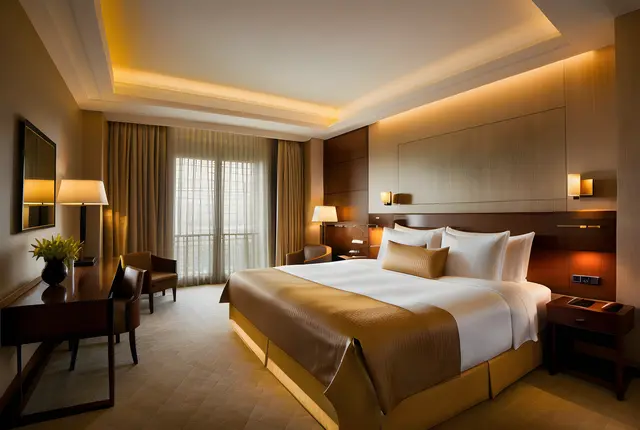 Soveværelset redesignet som en moderne hotelsuite af luw_interior_design